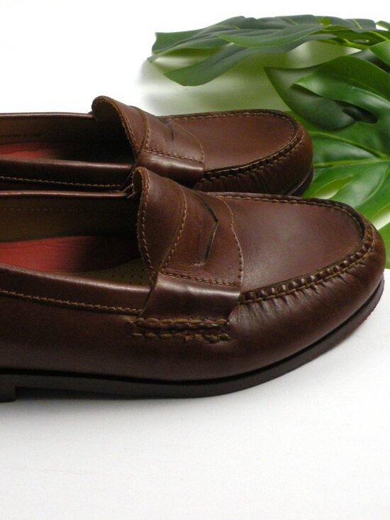Cole Haan OS Dark Brown Pinch Penny Loafers Mens 8W main image 5